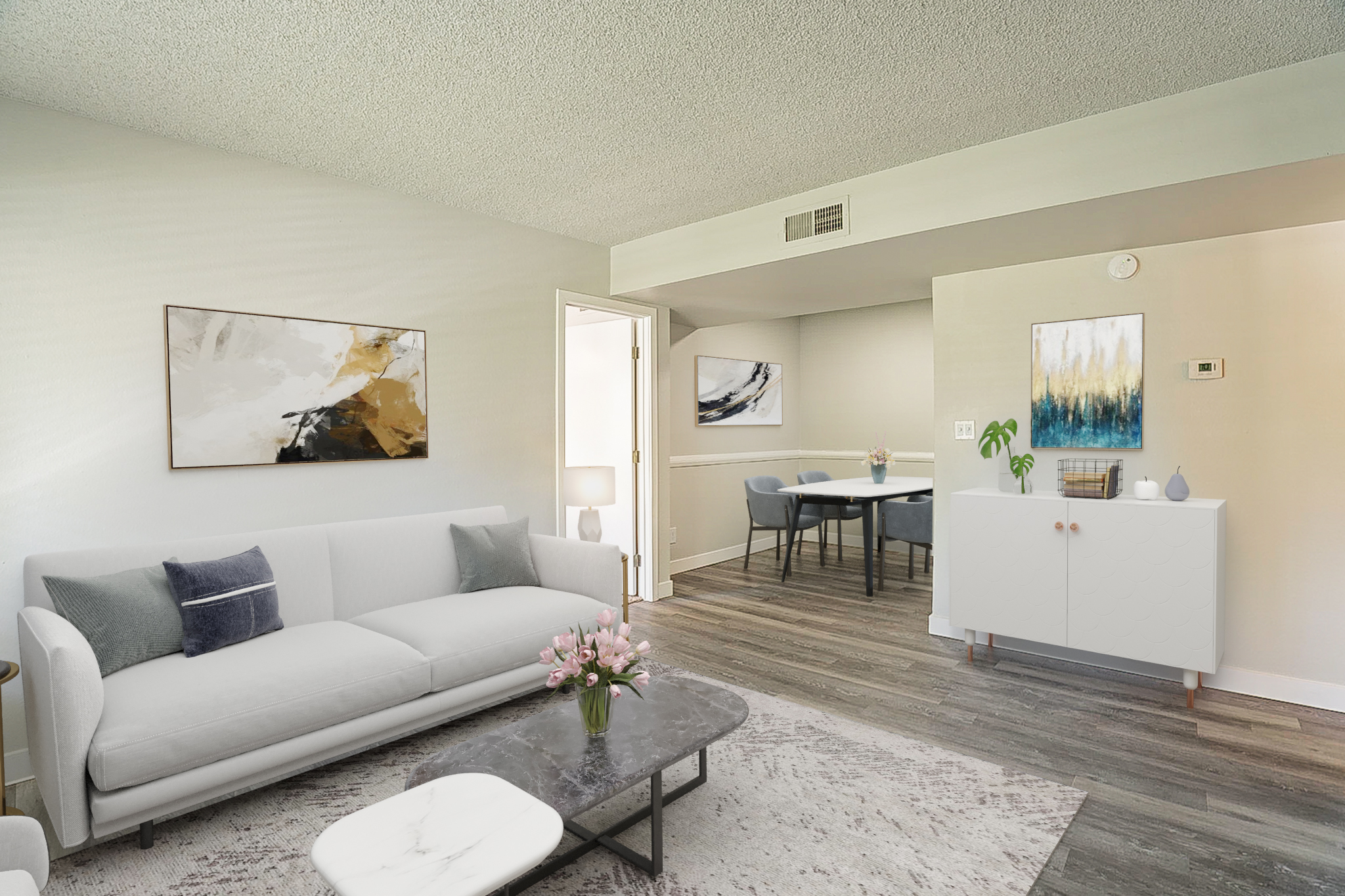 1 bedroom unit interior